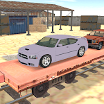 Cover Image of Download cargo train car transporter 3D  APK