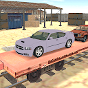 cargo train car transporter 3D