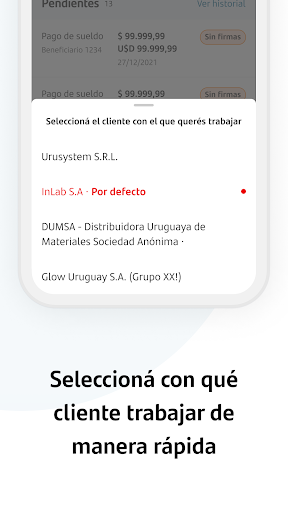 Santander Empresas Uruguay Screen 3