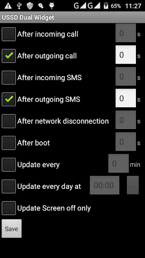 USSDDualWidget Screen 3