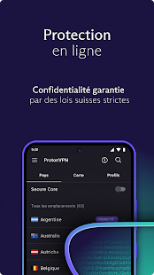 Proton VPN: VPN sécurisé Capture d'écran