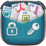 Secure Your Doc PDF Text icon