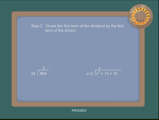 Dividing a Polynomial by a Bin Screen 2