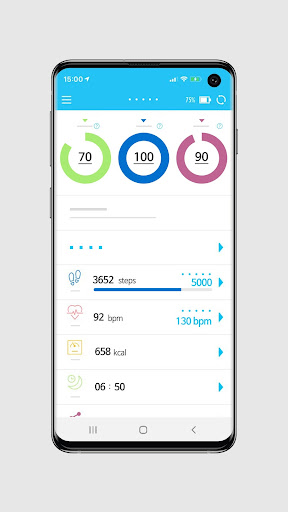 Android application Mobis Band screenshort