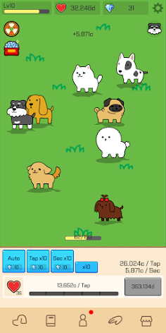 Tap Tap Puppy Idle Clicker - Screenshot 3