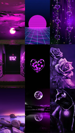 Purple Wallpaper Screen 3