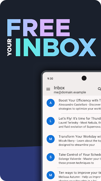 Thunderbird: Free Your Inbox UI shots 1