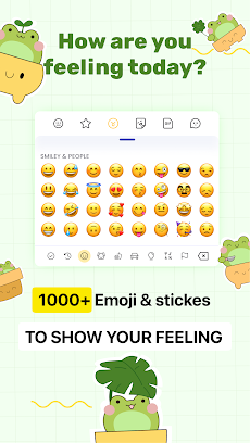 Emoji Keyboard & Fonts: Zomjのおすすめ画像1
