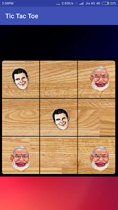 Modi Vs Rahul - Tic Tac Toe - Screenshot 1