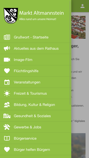 Android application Altmannstein screenshort