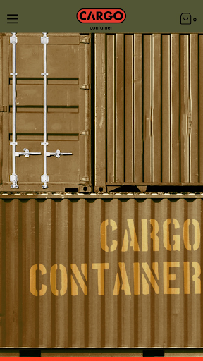 Android application CARGO CONTAINER STORE screenshort