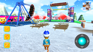 Cat Theme & Fun Ice Park Gold - Screenshot 2