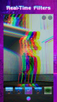 screenshot of Glitchy - psychedelic camera f