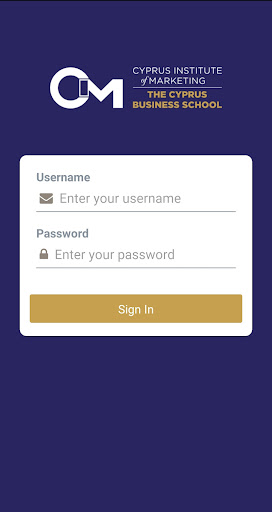 CIM Intranet App Screen 2