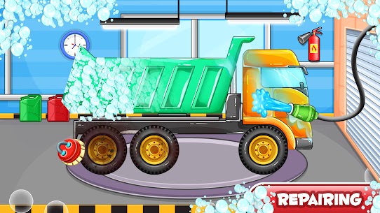 ألعاب غسيل الشاحنات للأطفال – لعبة غسيل السيارات 3