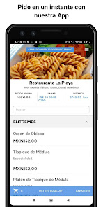 Captura de Pantalla 1 Restaurante La Playa android