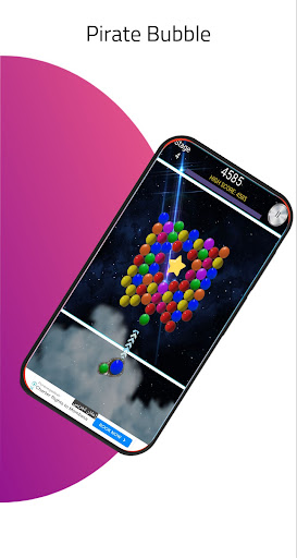 Android application bubble shooter screenshort