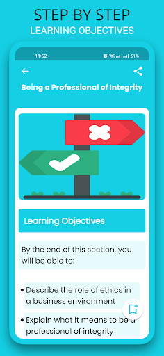 Screenshot of Business Law and Ethics