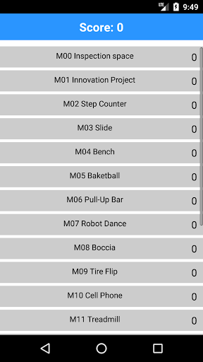 FLL RePlay Score Calculator Screen 2