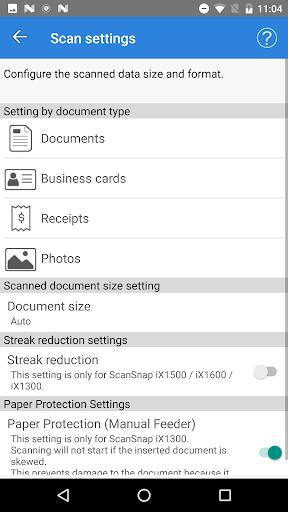 ScanSnap Cloud Screen 3