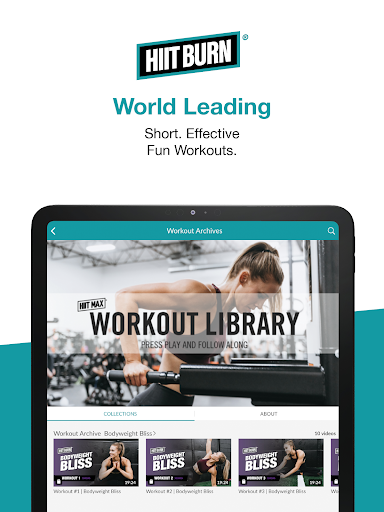 Screenshot of HIITBURN: Workouts From Home