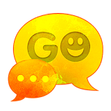 GO SMS Theme Orange Yellow icon