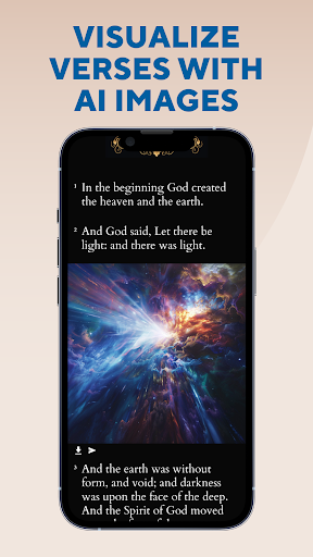Android application AI Powered Bible, by BiblePics screenshort
