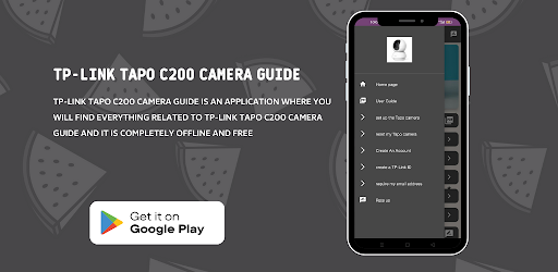 Android application Tp-Link Tapo C200 Camera Guide screenshort