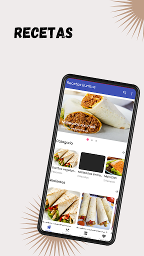 Android application Recetas De Burritos screenshort