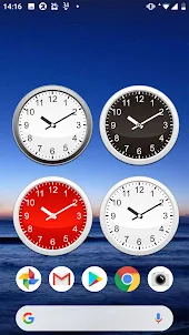 Analog clocks widget – simple