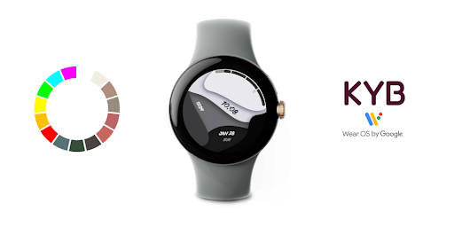 Android application Layers Watch Face by KYB screenshort