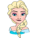 How To Draw Elsa (Frozen) icon