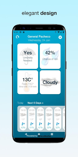 Android application Umbrella Reminder: Rain Alerts screenshort