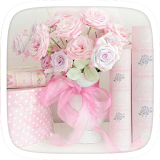Pink Roses Flower Theme icon