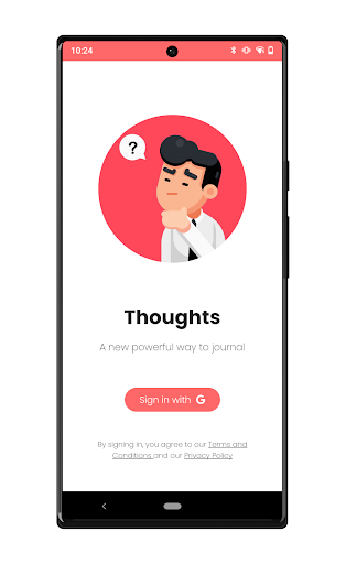 Android application Thoughts – Your Personal Diary screenshort