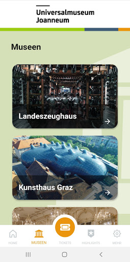 Museum Joanneum App Screen 2