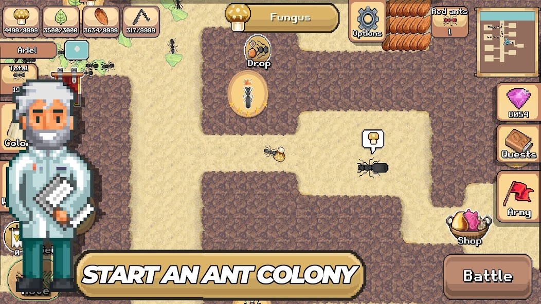 Pocket Ants: Colony Simulator 0.0921 APK + Mod (Unlimited money) untuk android