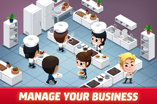 Idle Restaurant Tycoon - Đế Chế Nhà Hàng Nấu Ăn