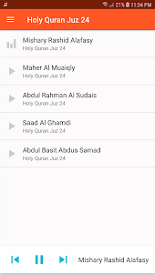 Holy Quran Juz 24 MP3