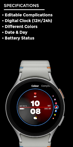 Night 72 - watch face screenshot 9