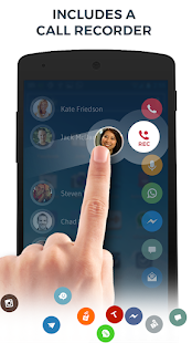 Phone Dialer & Contacts: drupe Captura de pantalla