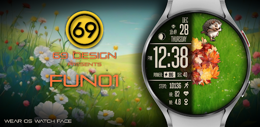 Android application [69D] FUN01 watch face screenshort