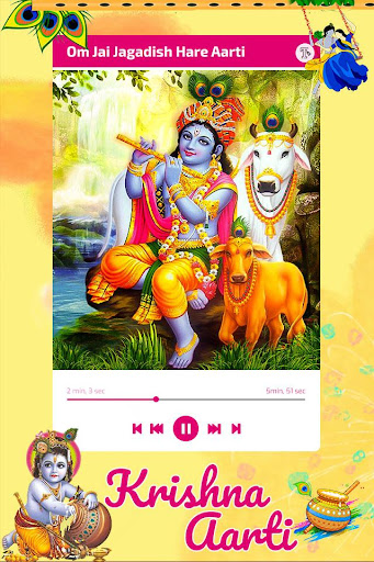 Android application Krishna Aarti: Aarti kunj biha screenshort