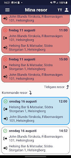 Android application Drip Traveller Staffanstorp screenshort