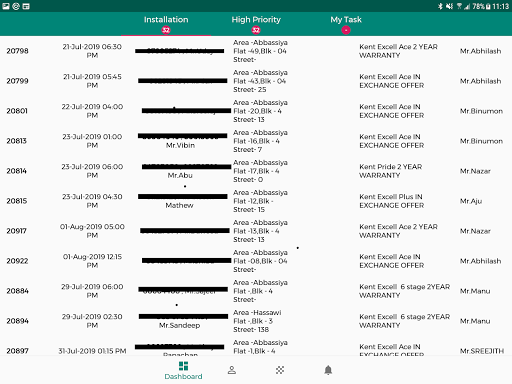 KWP Tracker Screen 2