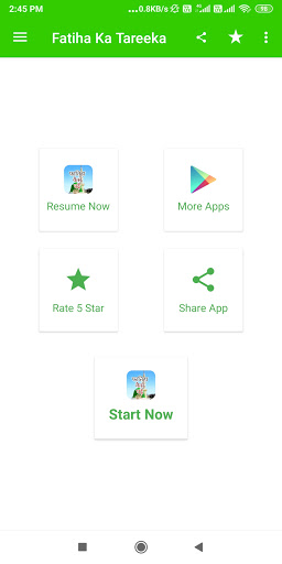 Android application Fatiha ka tarika hindi screenshort