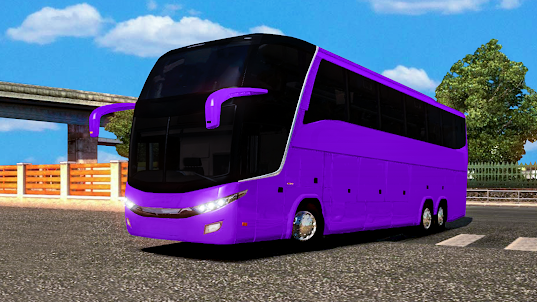 Coach bus driving simulator 3d