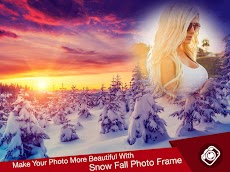 Snowfall Photo Framesのおすすめ画像2