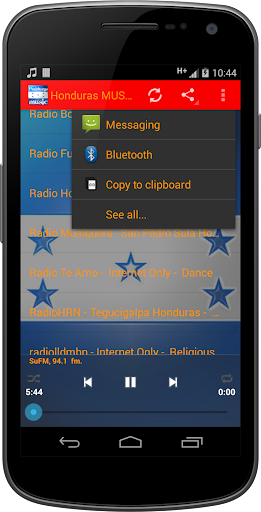 Honduras MUSIC Radio Screen 3