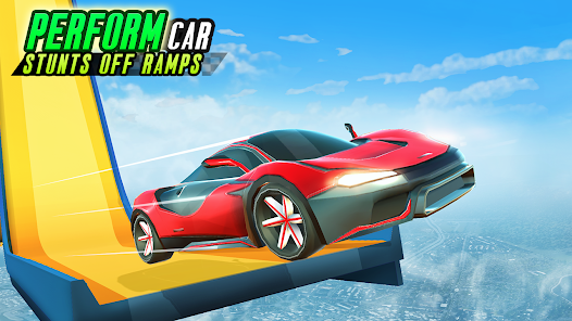 Mega Ramp Car Stunt-Car Racing  screenshots 1